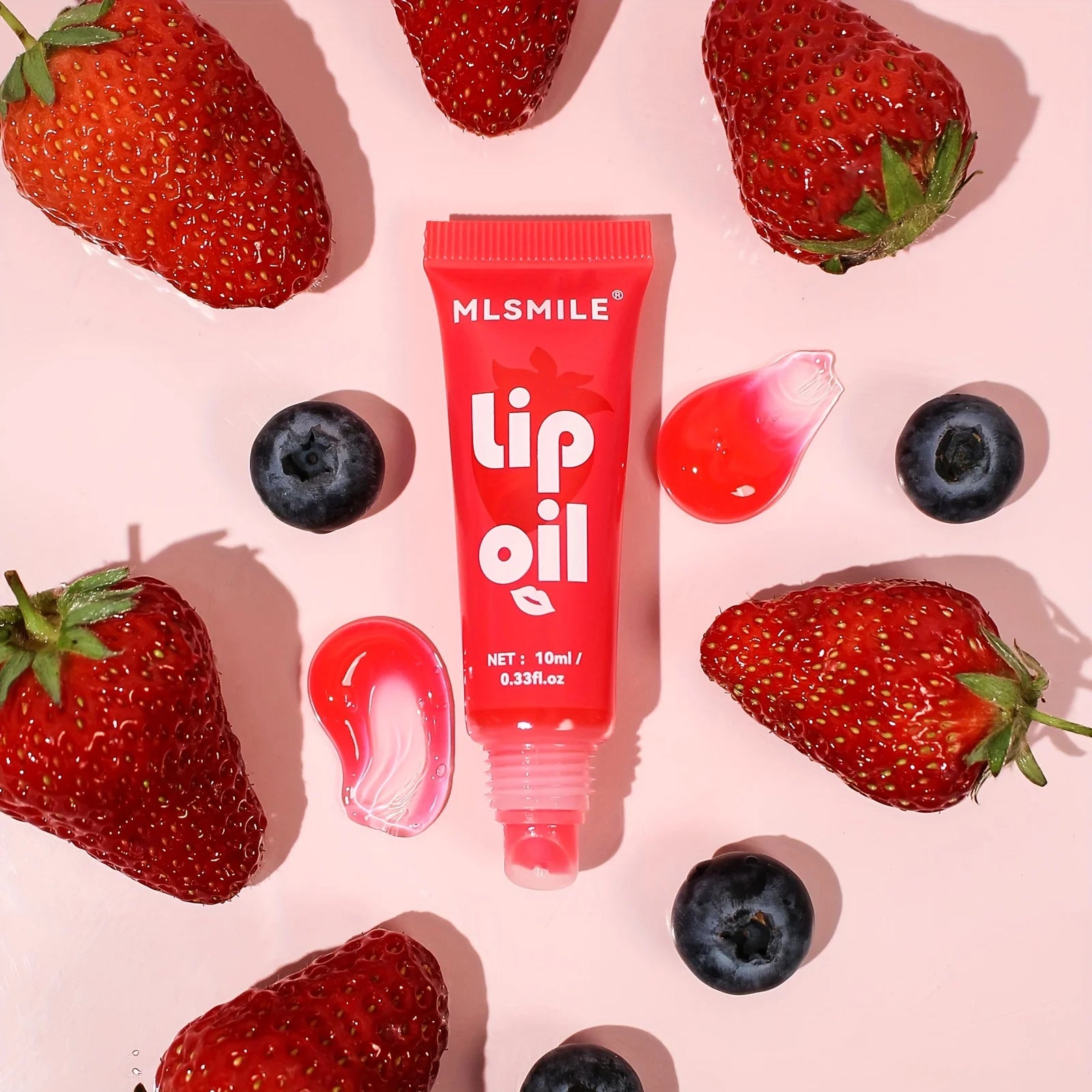 Fruit Hydrating Lip Glow Oil, Moisturizing Lip Plumper Gloss, Transparent Plumping Lip Gloss, Lip Oil, Lip Balm for Lip Care