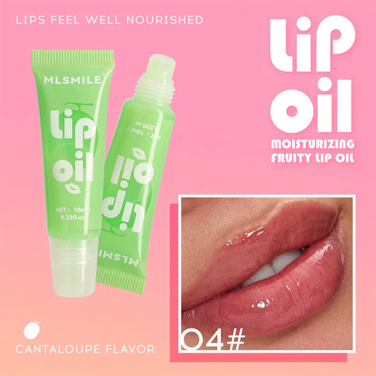 Fruit Hydrating Lip Glow Oil, Moisturizing Lip Plumper Gloss, Transparent Plumping Lip Gloss, Lip Oil, Lip Balm for Lip Care